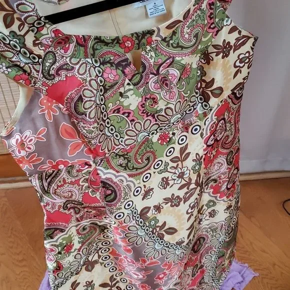 Liz Claiborne Dress-Paisley - Picture 4 of 5